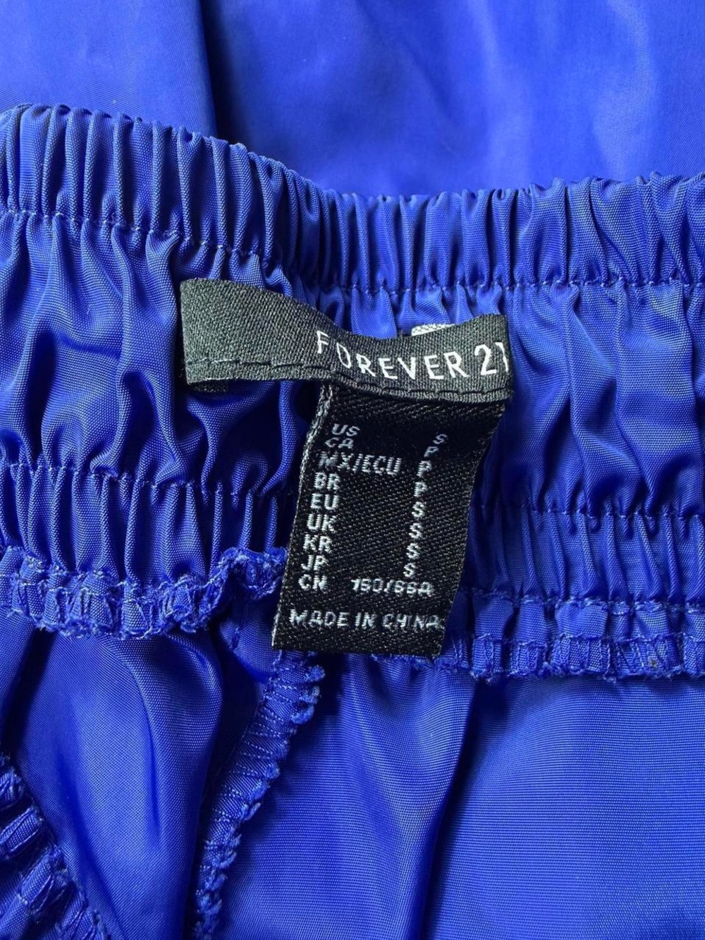 X SOLD X Royal Blue Zipper Jogger Pants - Picture 3 of 4